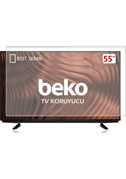 Beko B55L 8900 5A Tv Ekran Koruyucu - Beko 55" Inç 139 cm Ekran Koruma Paneli fiyatları