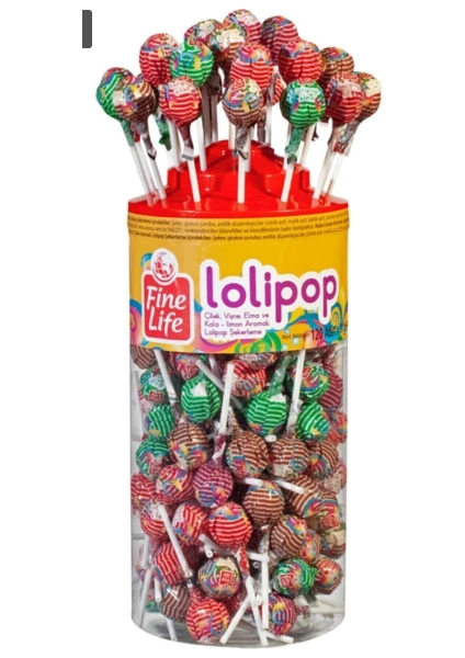 Fine Life Lolipop 120 Adet