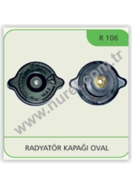 Radyator Kapağı Termostatlı Oval Üniversal Nurel R106