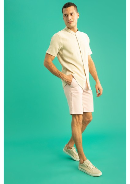 Regular Fit Basic Bermuda Şort R4324AZ22SM