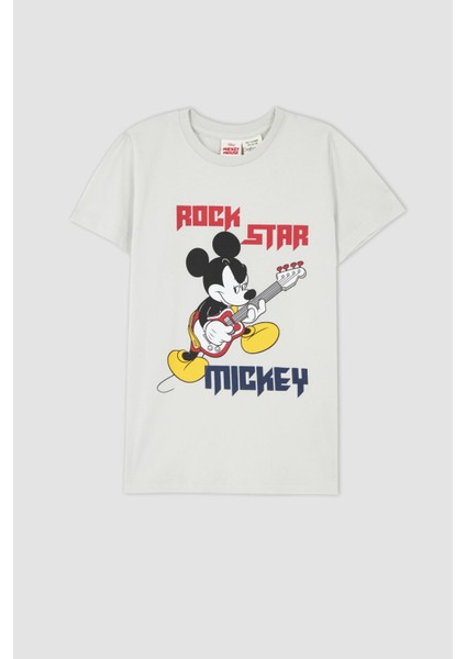Erkek Çocuk Disney Mickey & Minnie Kısa Kollu Şort Pijama Taıkım X5090A622HS