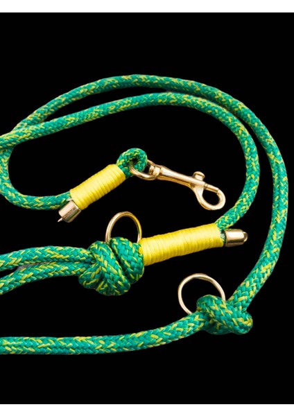 Köpek gezdirme tasması orta ırk Yeşil Halat:8mm uzunluk:120cm tasma: ayarlamalı dog leash TB2-11 fırsatları