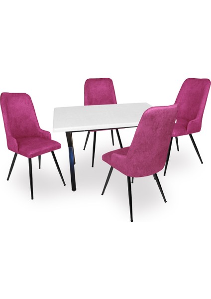 Anemon Werzalit - Çırağan Masa Takımı (80X140) - Mor