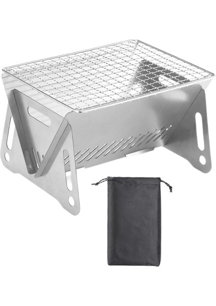 Soba Yürüyüş Kamp Araçları ile Katlanabilir Izgara Sobası (Yurt Dışından)