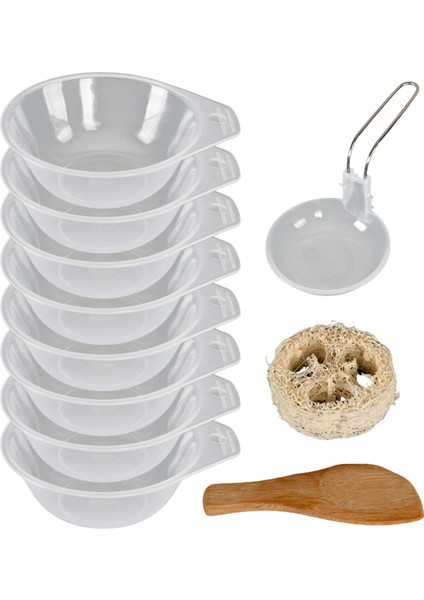 Taşınabilir Kamp Kasesi Açık Pişirme Eşyaları Piknik Için Lifah Topu Barbekü Net 11 Adet (Yurt Dışından)