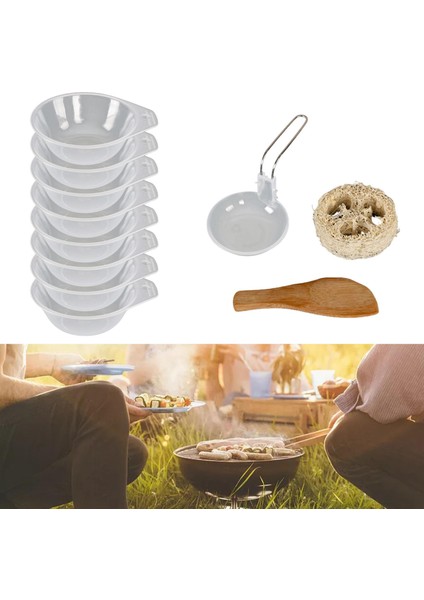 Taşınabilir Kamp Kasesi Açık Pişirme Eşyaları Piknik Için Lifah Topu Barbekü Net 11 Adet (Yurt Dışından) modelleri