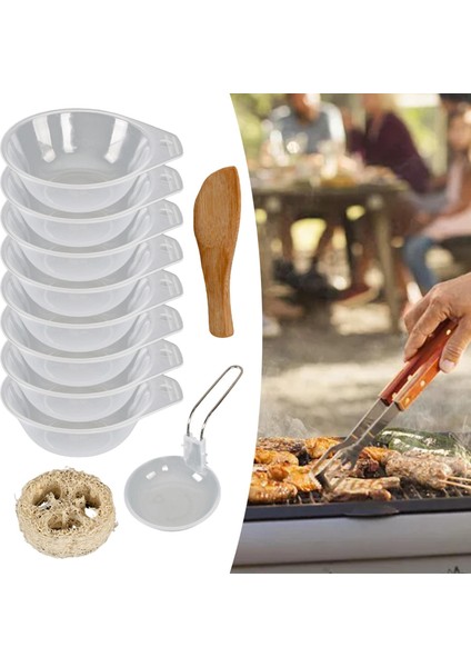 Taşınabilir Kamp Kasesi Açık Pişirme Eşyaları Piknik Için Lifah Topu Barbekü Net 11 Adet (Yurt Dışından) indirimleri