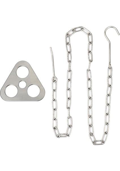 Kamp Tripod Seti Campfire Grill, Asma Pot Tutucu, Piknik Kancası, Barbekü (Yurt Dışından)
