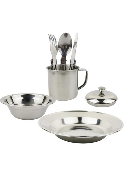 1 Set 6 Arada 1 Açık Sofra Takımı Çatal Kaşığı Piknik Seyahati (Yurt Dışından)