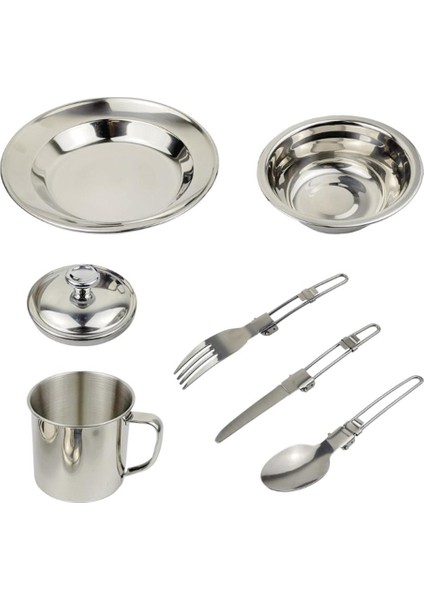 1 Set 6 Arada 1 Açık Sofra Takımı Çatal Kaşığı Piknik Seyahati (Yurt Dışından)