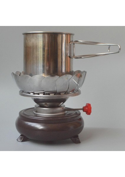 Paslanmaz Çelik Alkol Kampı Soba Açık Sırt Çantası Piknik Pişirme Sobaları Gümüş + Schwarz (Yurt Dışından) fırsatları
