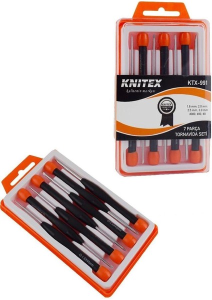 Knıtex Portatif Tornavida Seti 7 Parça KTX-991