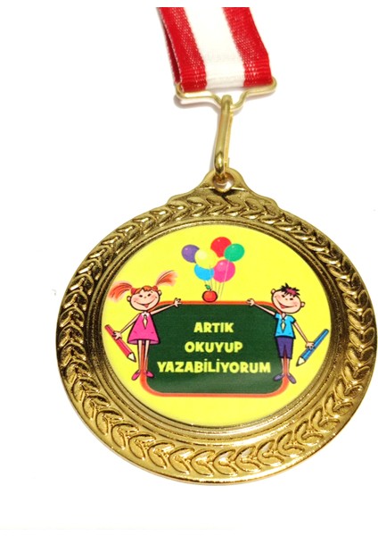 Artık Okuyup Yazabiliyorum Madalyası 5 Li Adet