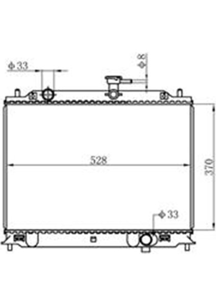 Radyator Brazing Accent Era 1.5 Crdı 05 Ac Klimasız Manuel 370X528X26 Orıs BHY073