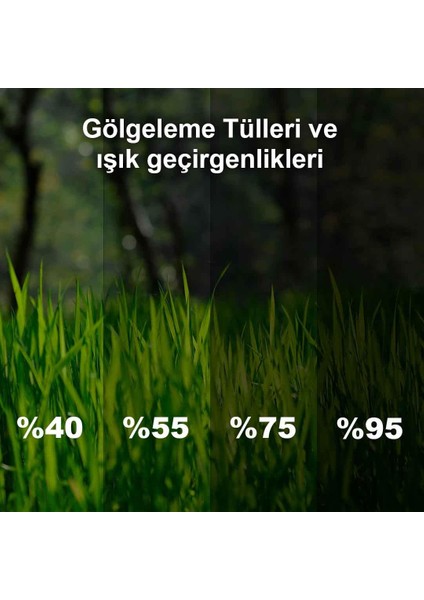 1x5 mt %40 Gölgelik File Arı Tülü Koruma Tülü Bahçe Çit Filesi Arı Filesi Gölgelik Örtüsü