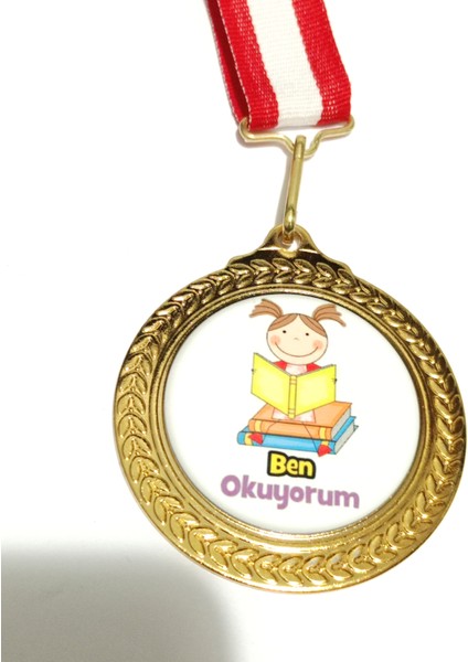 Ben Okuyorum Madalyası 5 Li Adet