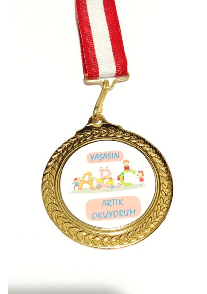 Yaşasın Artık Okuyorum Madalyası 5 Li Adet