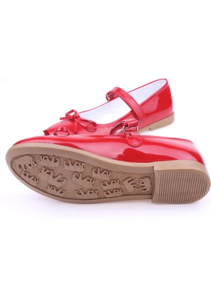 Ortaç 2079 Kız Çocuk Balerin Cırtlı Rugan Babet Ayakkabı indirimleri