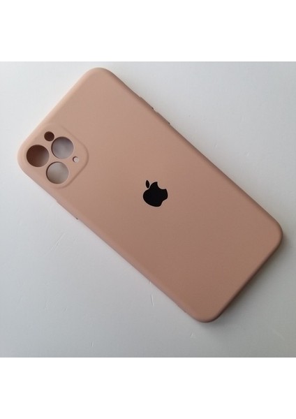 iPhone 11 Pro Max Uyumlu Lansman Içi Kadife Kamera Korumalı Silikon Telefon Kılıfı