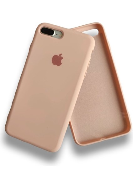 iPhone 7 Plus Uyumlu Lansman Içi Kadife Silikon Telefon Kılıfı