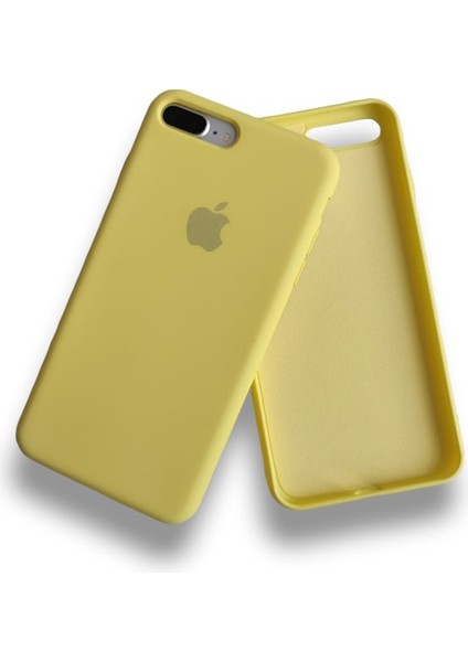 iPhone 7 Plus Uyumlu Lansman Içi Kadife Silikon Telefon Kılıfı