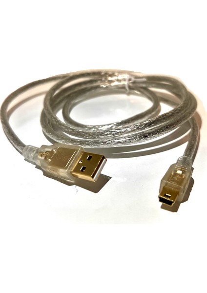 1.5 Metre Mini USB Kablo 5 Pin USB Kablosu 1.5m USB 2.0 A Erkek Mini B 5pin Erkek Data Kablo
