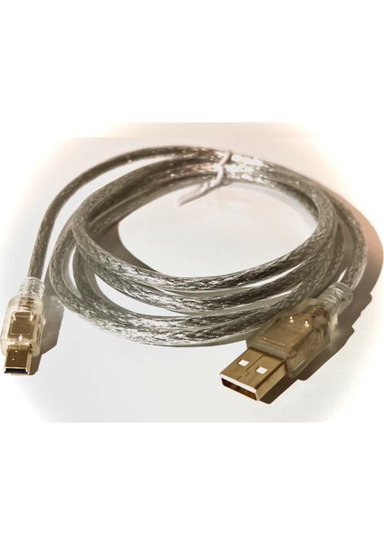 1.5 Metre Mini USB Kablo 5 Pin USB Kablosu 1.5m USB 2.0 A Erkek Mini B 5pin Erkek Data Kablo