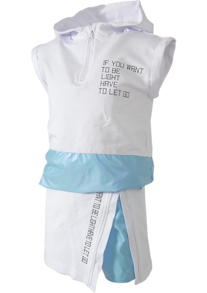 Lets Go Kapşonlu Kız Çocuk Şortlu Takım fiyatları