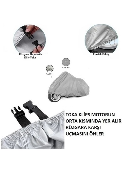 Kral Motor KR25 Ava 5000 Motosiklet Brandası,branda(Arka Çanta Uyumlu Değildir)