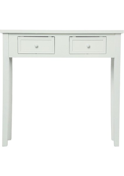 Laviva Kar Beyaz Çift Çekmeceli Dresuar