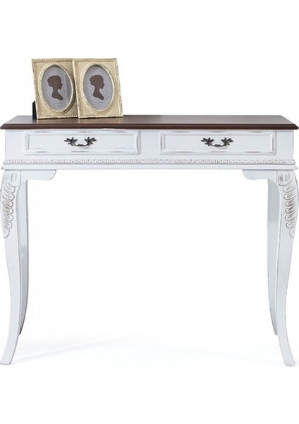 Ceviz Afrika Beyaz 2 Çekmeceli Dresuar