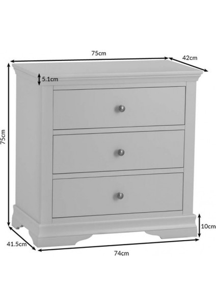 Parrot 3 Çekmeceli Komodin Telefonluk fiyatları