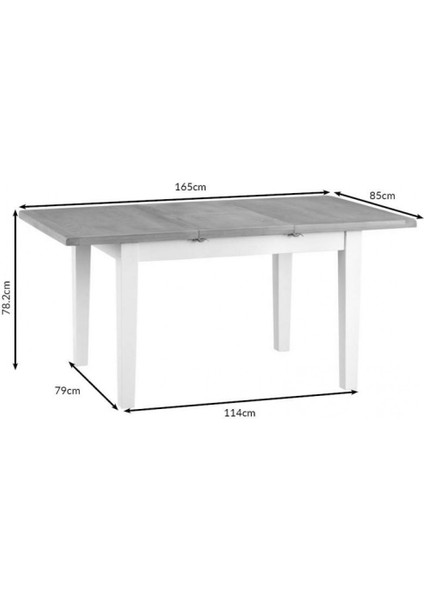 Caramel Açılabilir Yemek Masası 120CM modelleri