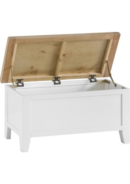 Foxy White Kapaklı Ahşap Sandık fiyatları