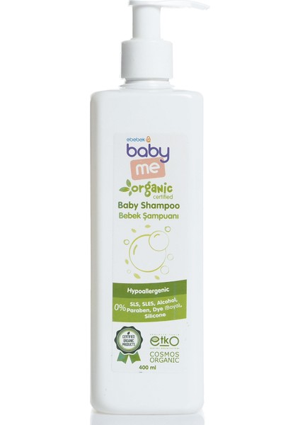 Baby Me Organik Bebek Şampuanı 400 ml