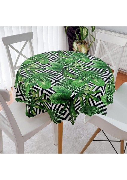 Tropik Karo Desen Masa Örtüsü