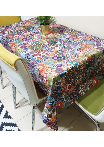 India Patchwork Desen Masa Örtüsü