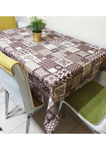 Çini Patchwork Desen Masa Örtüsü