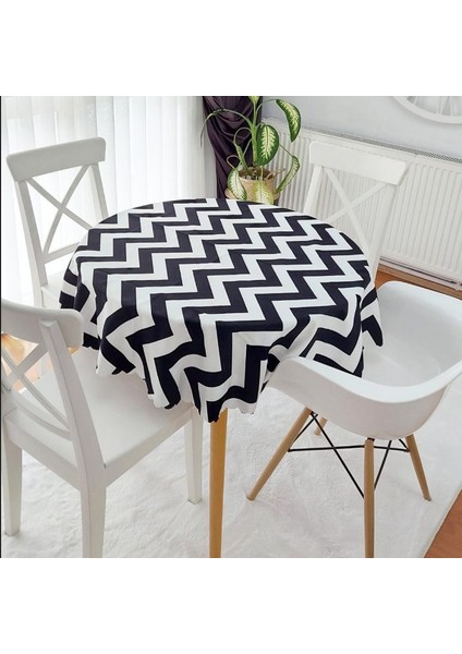 Trend Zigzag Desen Masa Örtüsü