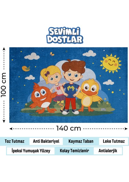 Çocuk Oda Halısı Güneş Orjinal Lisanslı