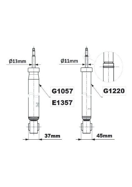 Arka Amortisör Vw Passat 05-- Skoda Superb0