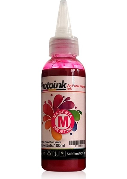 Süblimasyon-Transfer Baskı Için 100 gr Red Mürekkep