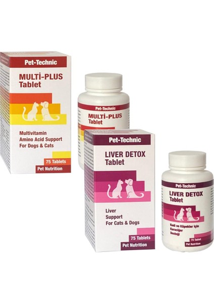 Pet Technic Multi Plus Tablet + Liver Detox Tablet