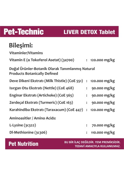 Pet Technic Multi Plus Tablet + Liver Detox Tablet