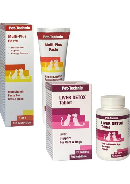 Pet Technic Multi Plus Pasta + Liver Detox Tablet