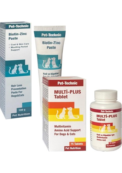 Pet Technic Biotin Zinc Pasta + Multi Plus Tablet