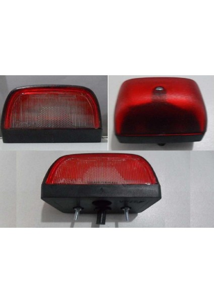 Arka Plaka Lambası P100 Kırmızı Kapaklı Unıversal
