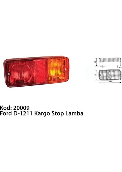 Stop Lamba Kargo D 1211 D1210 Kablolu