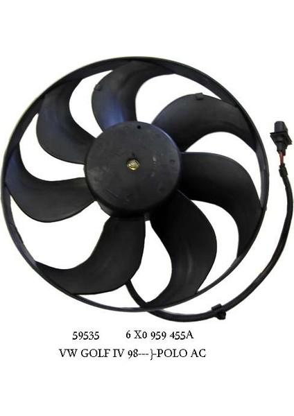 Fan Motor Vw Golf Iv 98 -> Polo A/c