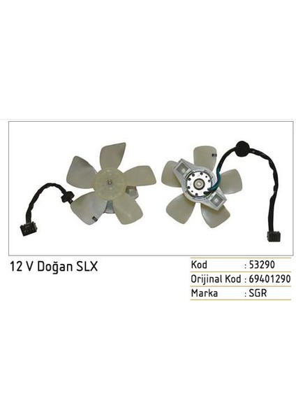 Kalorifer Motoru 12V Fıat 131 Tofaş Dkş Slx 3 Devir Devir